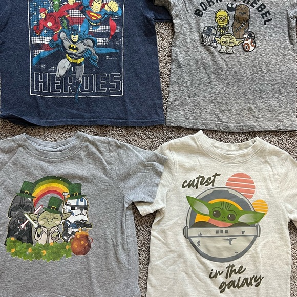 4T Justice League Star Wars Grogu Pokemon Graphic Tees  - 11 Piece Bundle - Picture 5 of 15